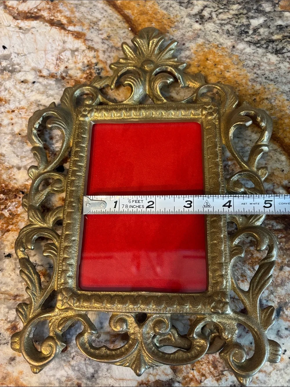 Ornate Gold Tabletop Picture Frame -#2
